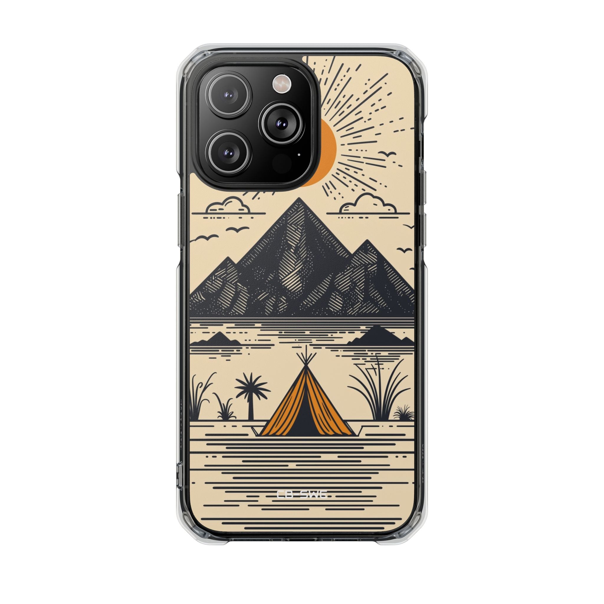 Golden Tent Awaits iPhone Case - Impact