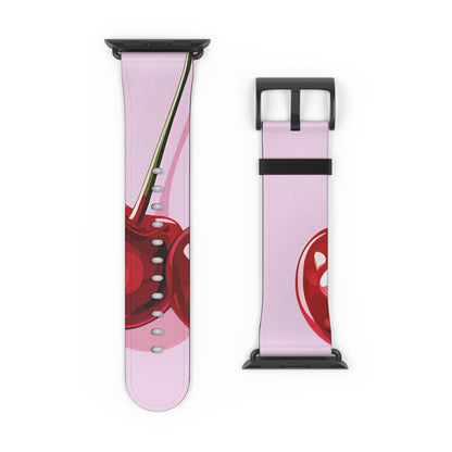 Glossy Cherry Glow - Watch Band