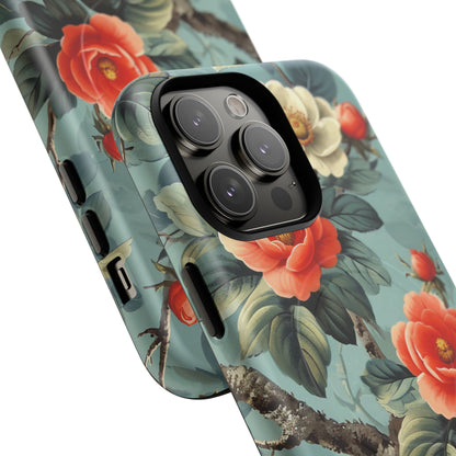 Vintage Floral Romance iPhone 14 | Tough+ Phone Case