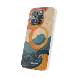 Retro Wave Dynamics | Flexible Phone Case for iPhone