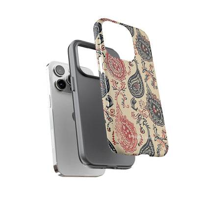 Vintage Paisley Elegance iPhone 14 - Tough Phone Case