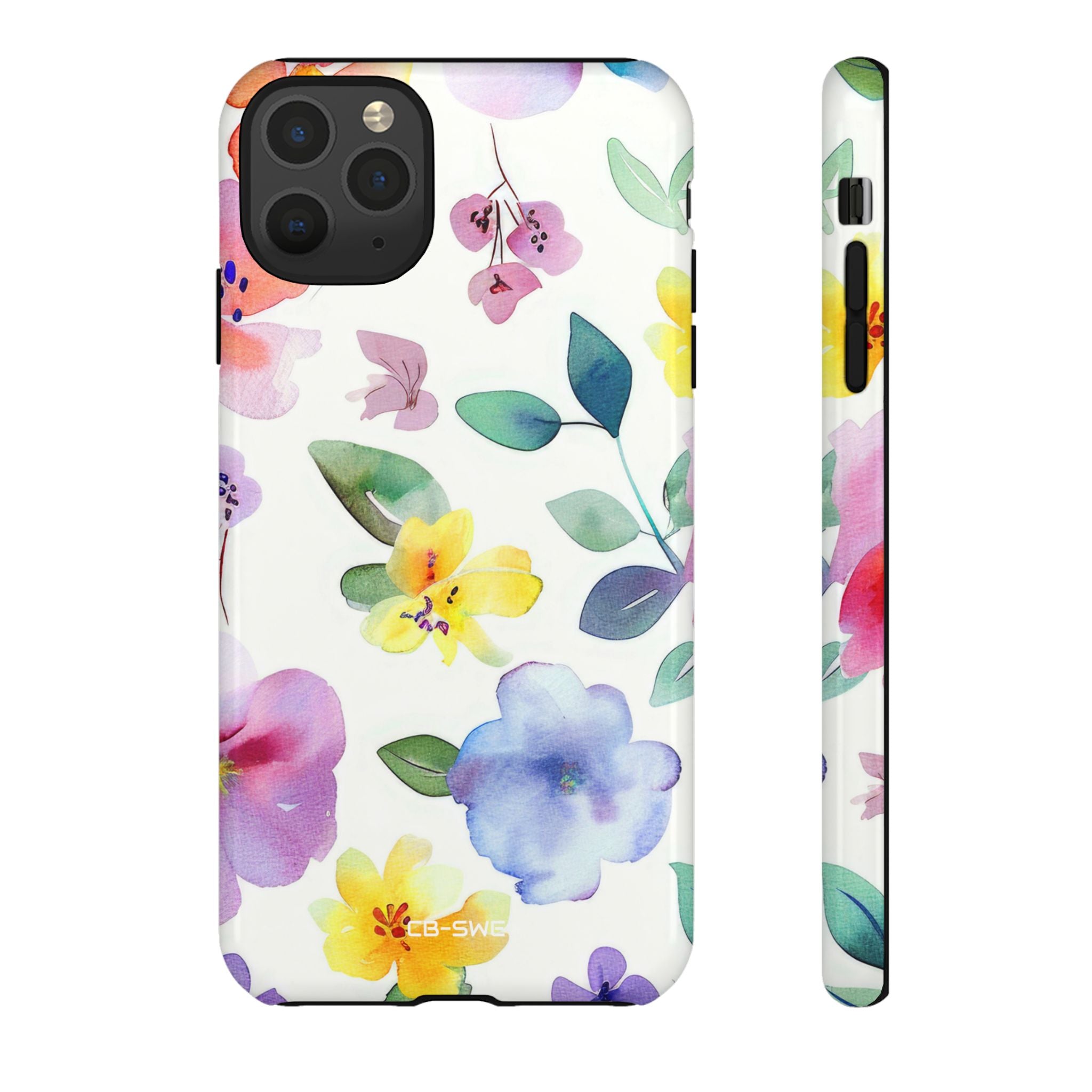 Whimsical Watercolor Florals - iPhone Case