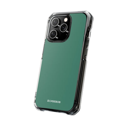 Viridian Green - Clear Impact Case for iPhone