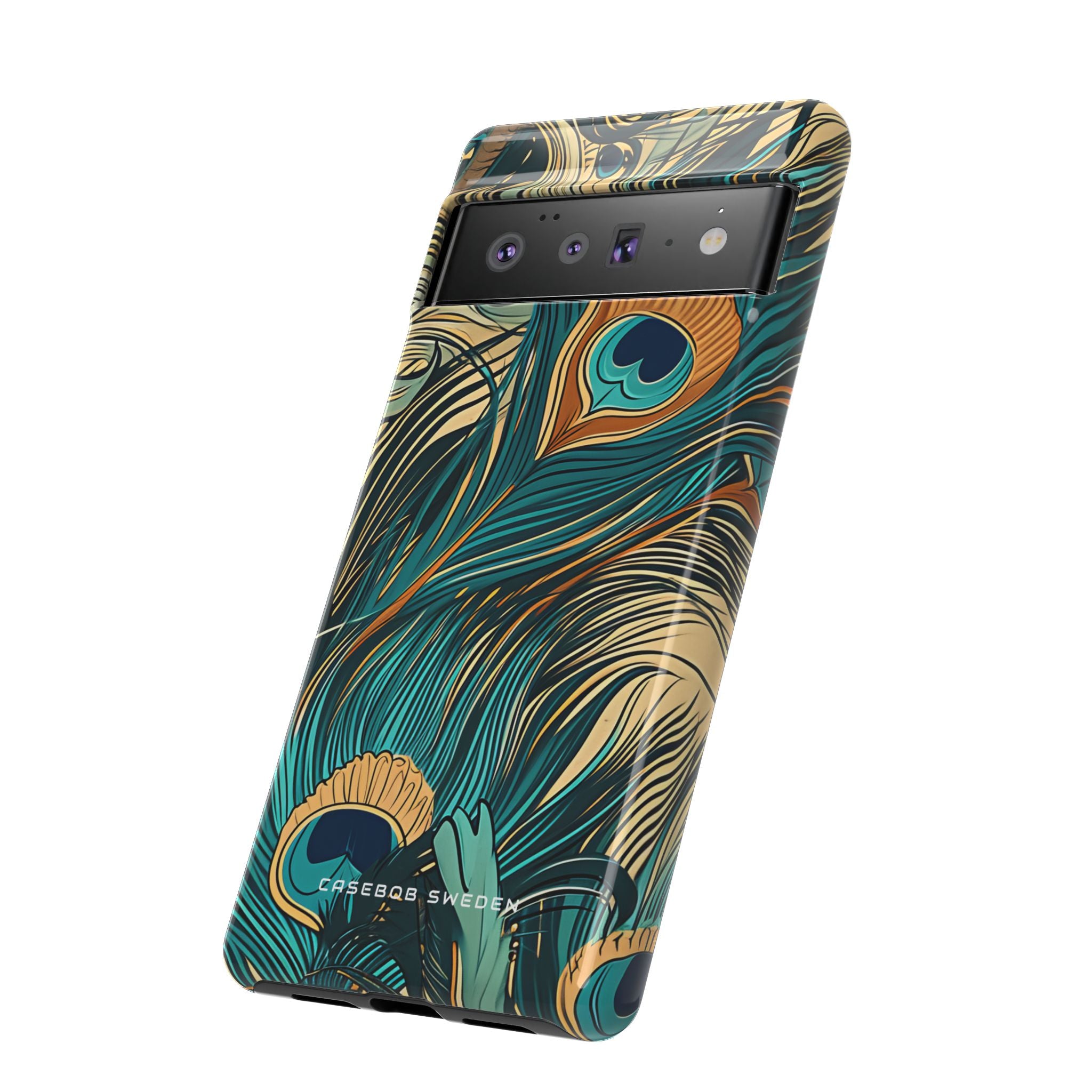 Art Nouveau Peacock Elegance Google Pixel 6 - Tough Phone Case