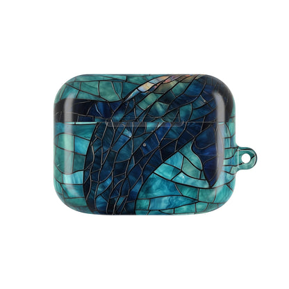 Blue Whale Mosaic - AirPods Case