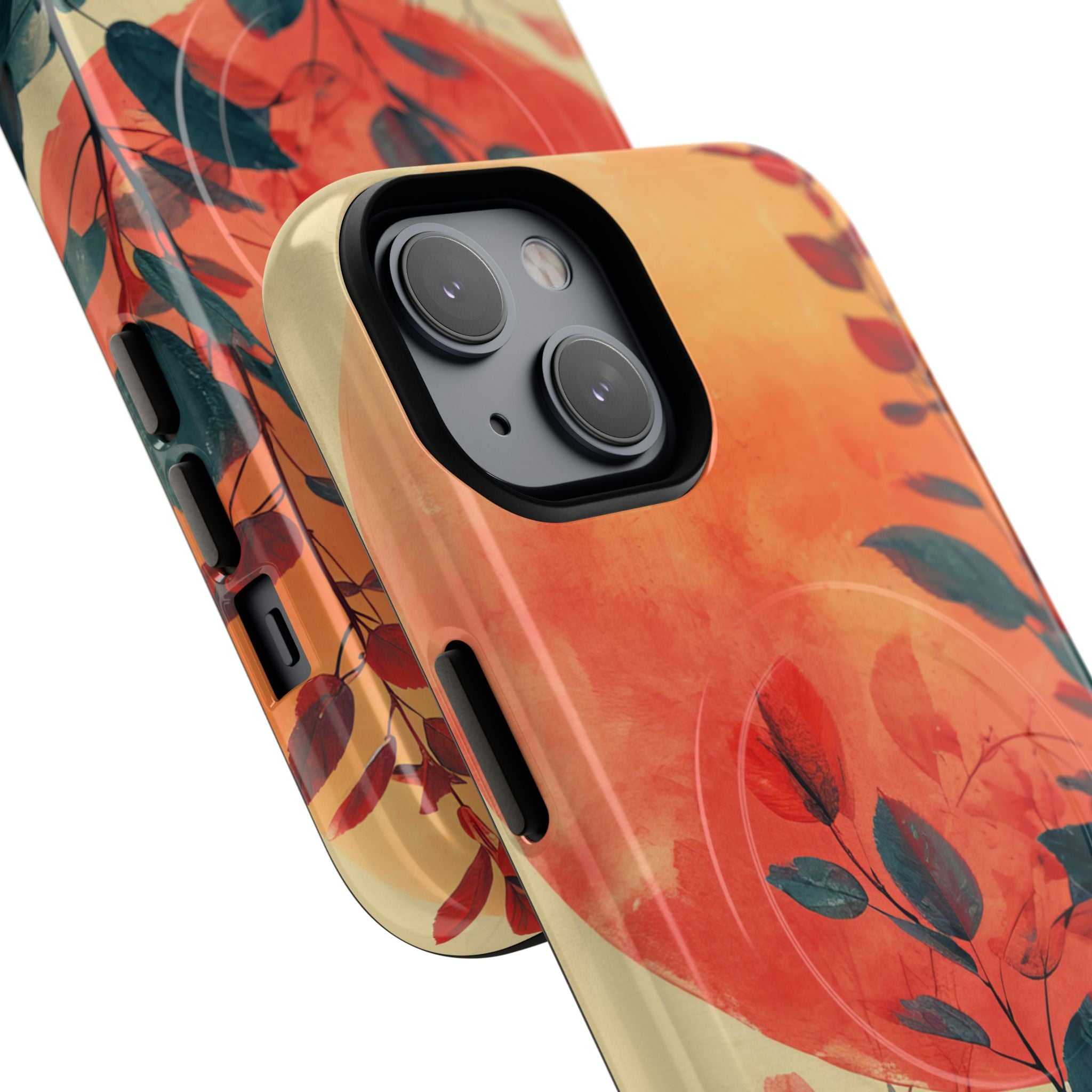 Orange Sun Harmony - Tough + MagSafe® iPhone 14 Phone Case