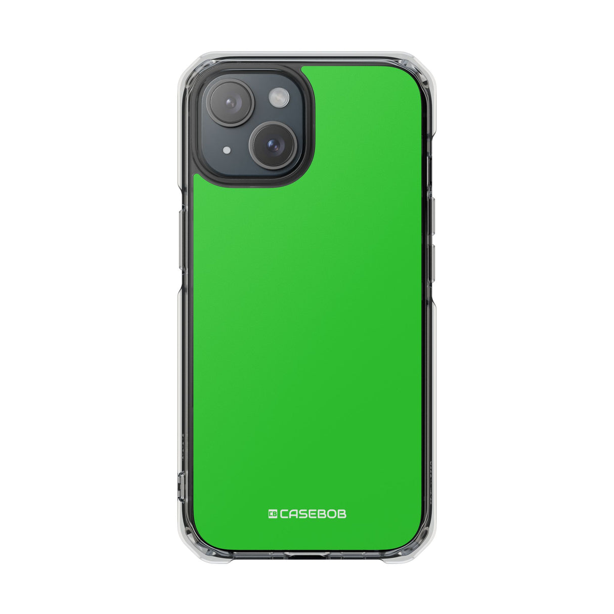 Lime Green | Phone Case for iPhone (Clear Impact Case - Magnetic)