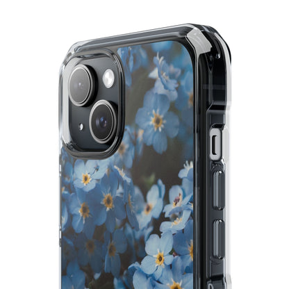 Blue Blooms Embrace iPhone Case - Impact