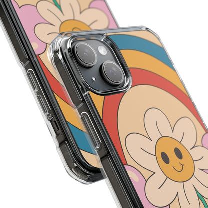 Joyful Retro Bloom iPhone Case - Impact