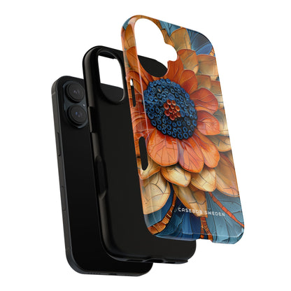 Mosaic Blossom Harmony iPhone 16 - Tough Phone Case