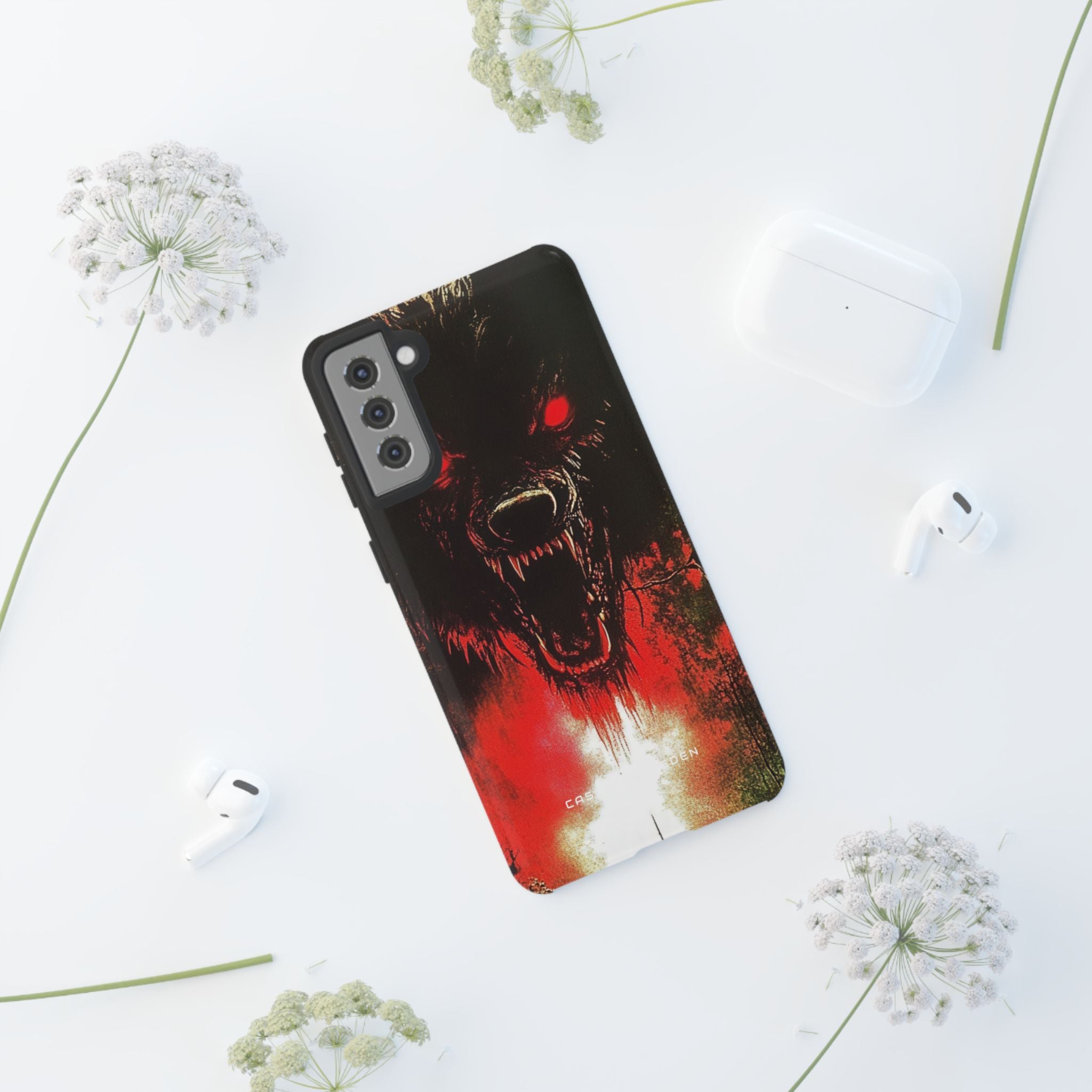 Bloodmoon Wolf's Lament  Samsung S21 - Tough Phone Case