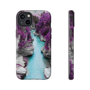 Purple Pine Forest - Protective Phone Case