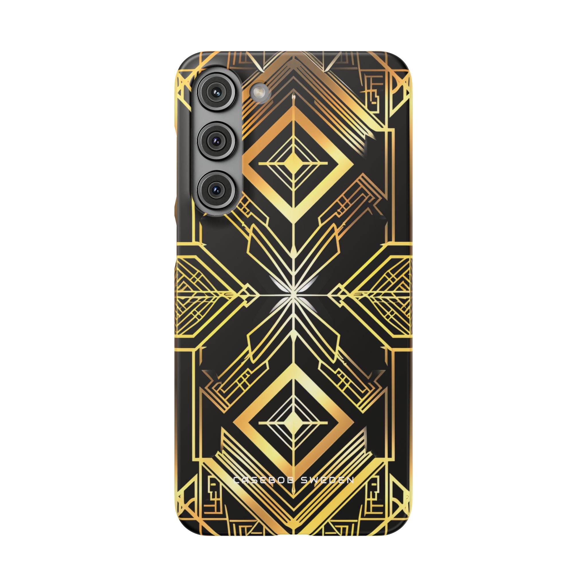 Golden Geometric Opulence Samsung S23 - Slim Phone Case