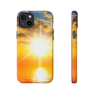 Idyllic Sundown iPhone Case (Protective) iPhone 14 Plus Glossy Phone Case