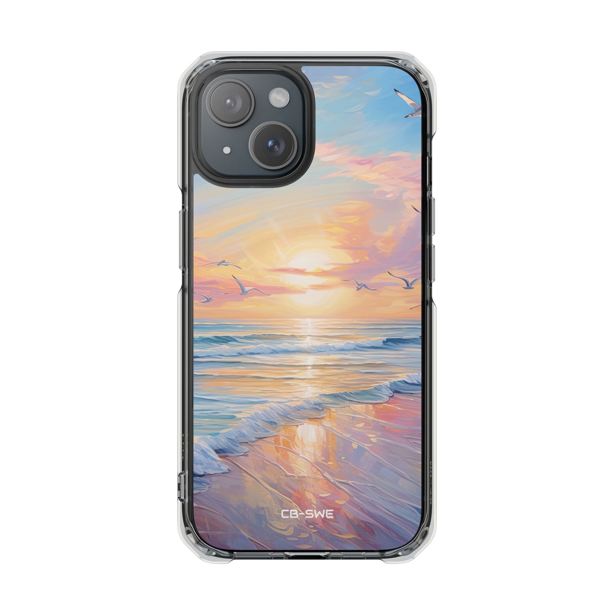 Waves Embrace Shore iPhone Case - Impact