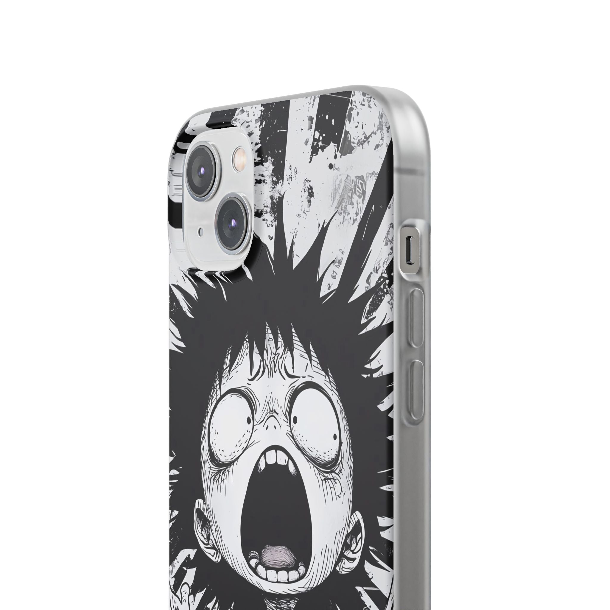 Screaming Stripes iPhone 14 Plus Case - Soft