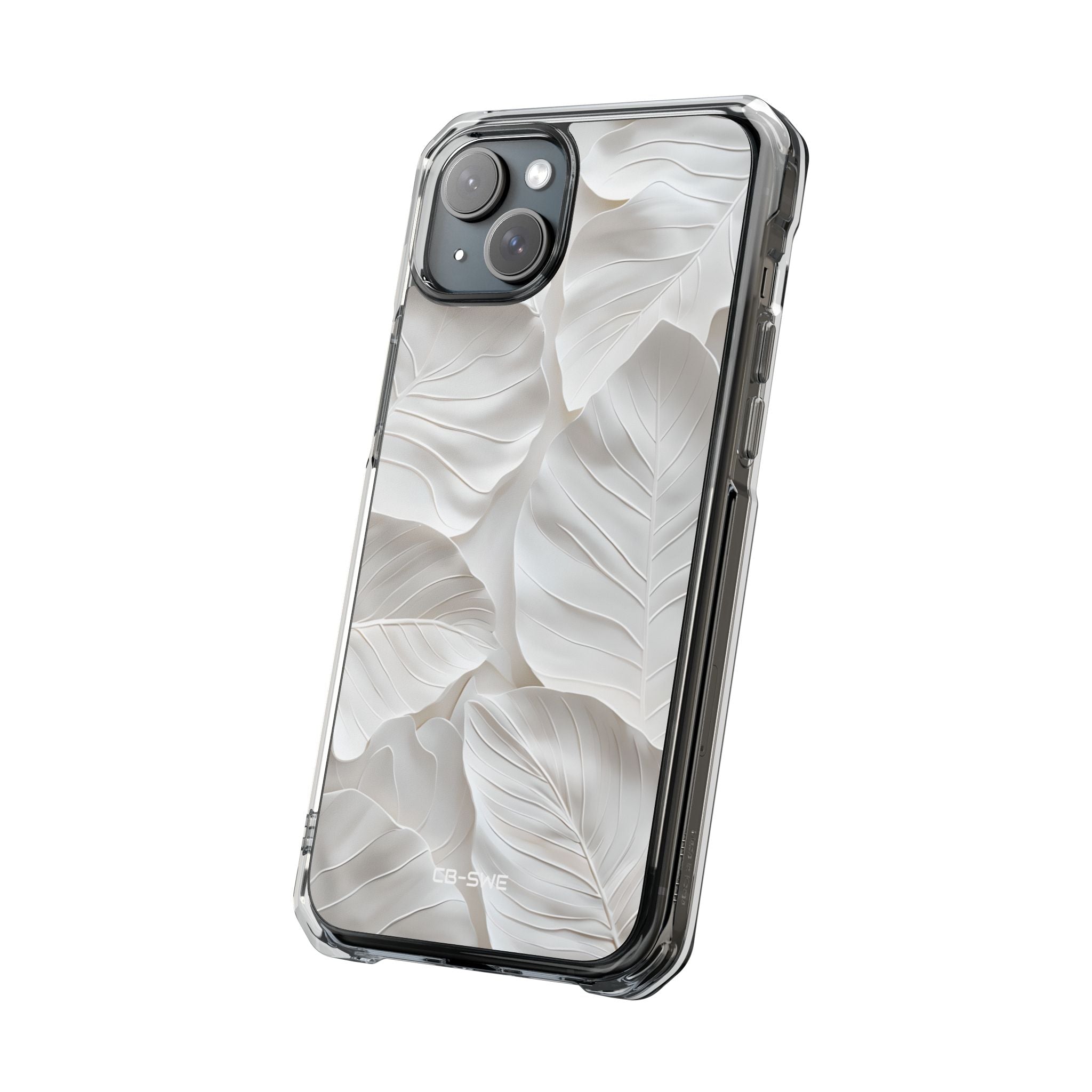 Elegant Leaf Relief iPhone Case - Impact
