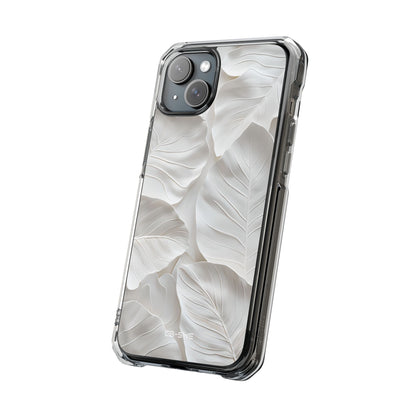 Elegant Leaf Relief iPhone Case - Impact
