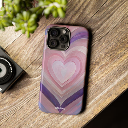 Impressionistic Heart Layers - iPhone Case