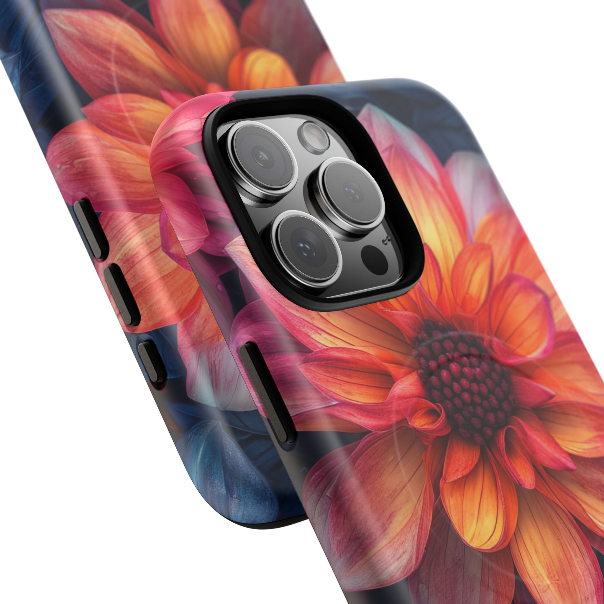 Fiery Bloom Harmony iPhone 16 | Tough+ Phone Case