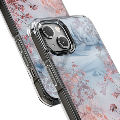 Floral Serenity Case - Clear Impact iPhone 14 Phone Case