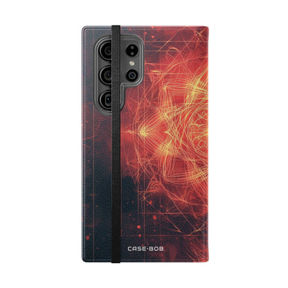 Glowing Mandala - Samsung S23 Ultra Case - Wallet