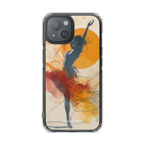 Sunlit Grace - Phone Case for iPhone (Clear Impact - Magnetic)