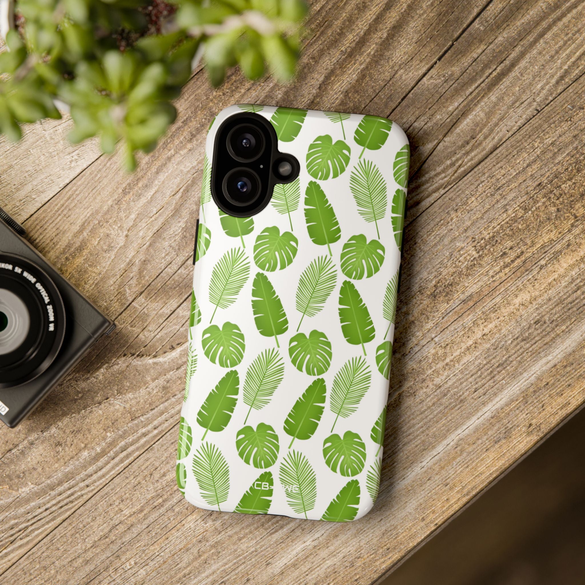 Tropical Leaf Harmony - iPhone Case