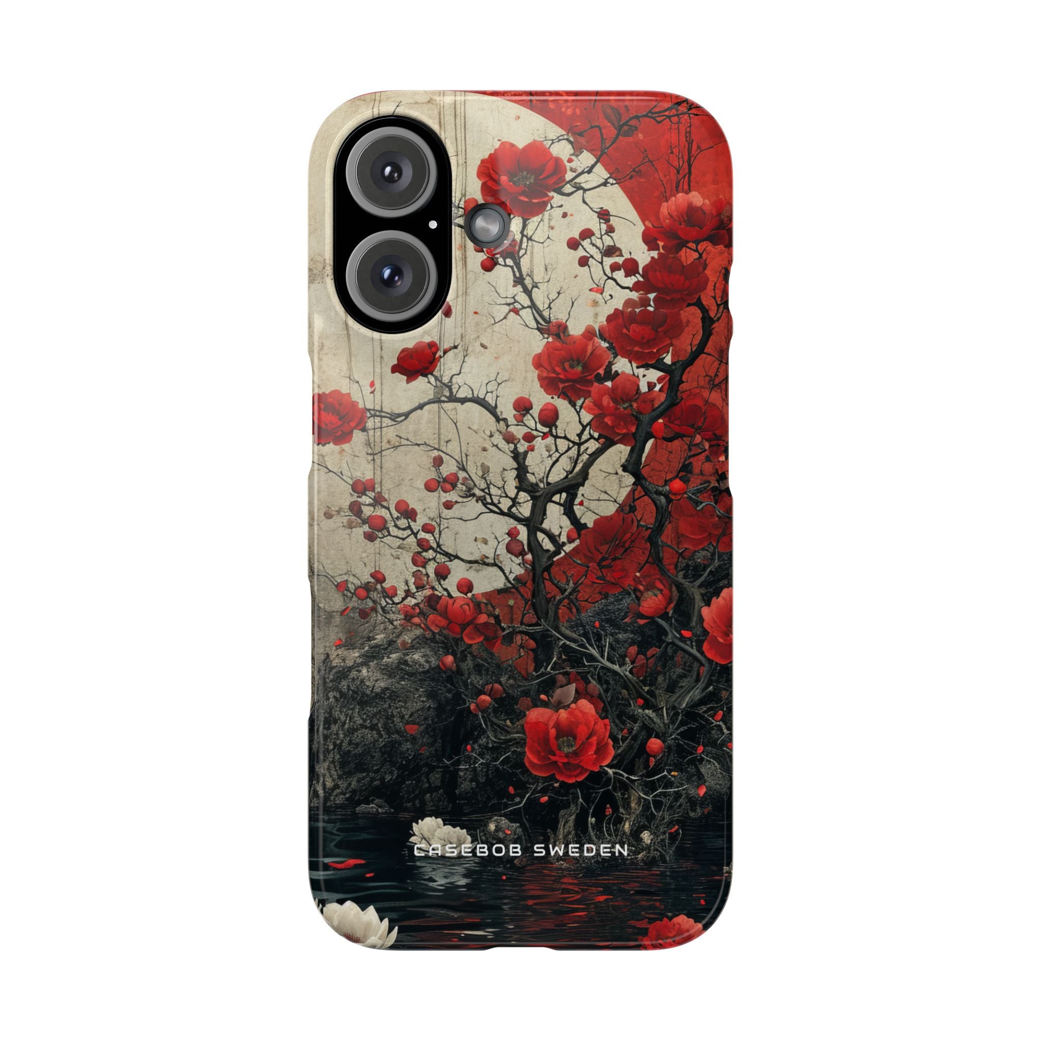 Zen Blossoms in Moonlight iPhone 16 - Slim Phone Case