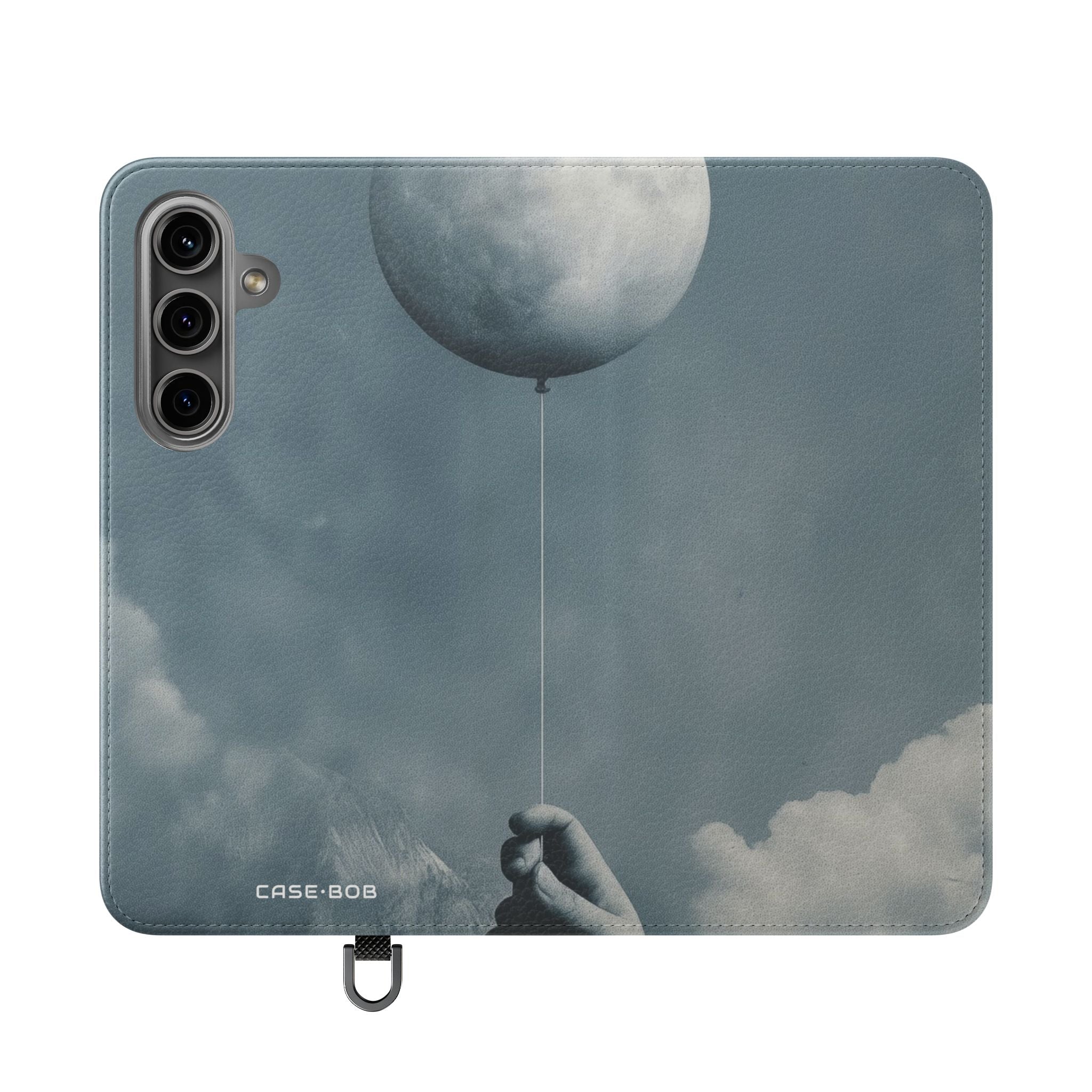 Kuuilmapallo Sininen - Samsung S24 Case - Lompakko