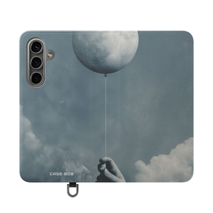 Kuuilmapallo Sininen - Samsung S24 Case - Lompakko