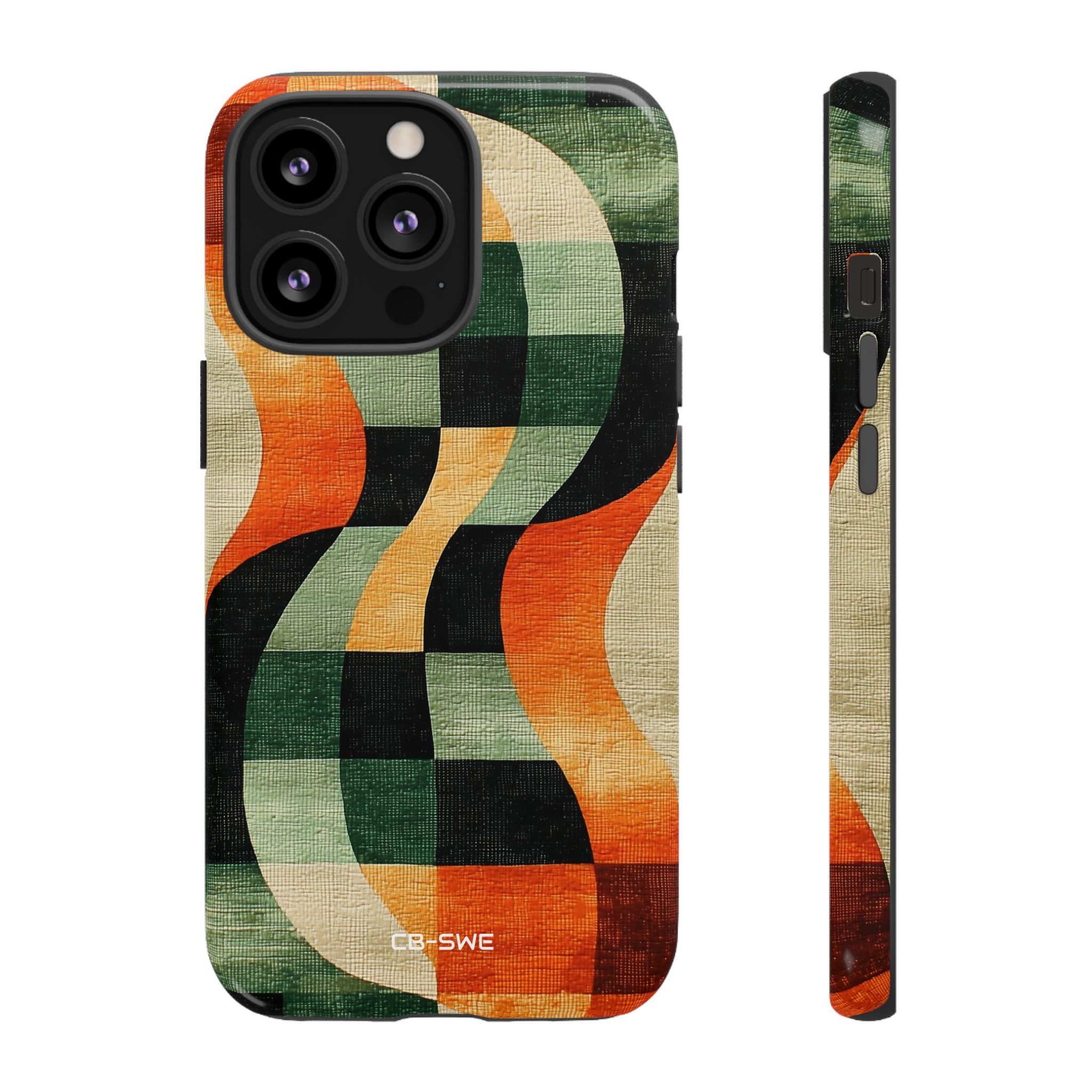 Curves Embrace Rhythm - iPhone Case