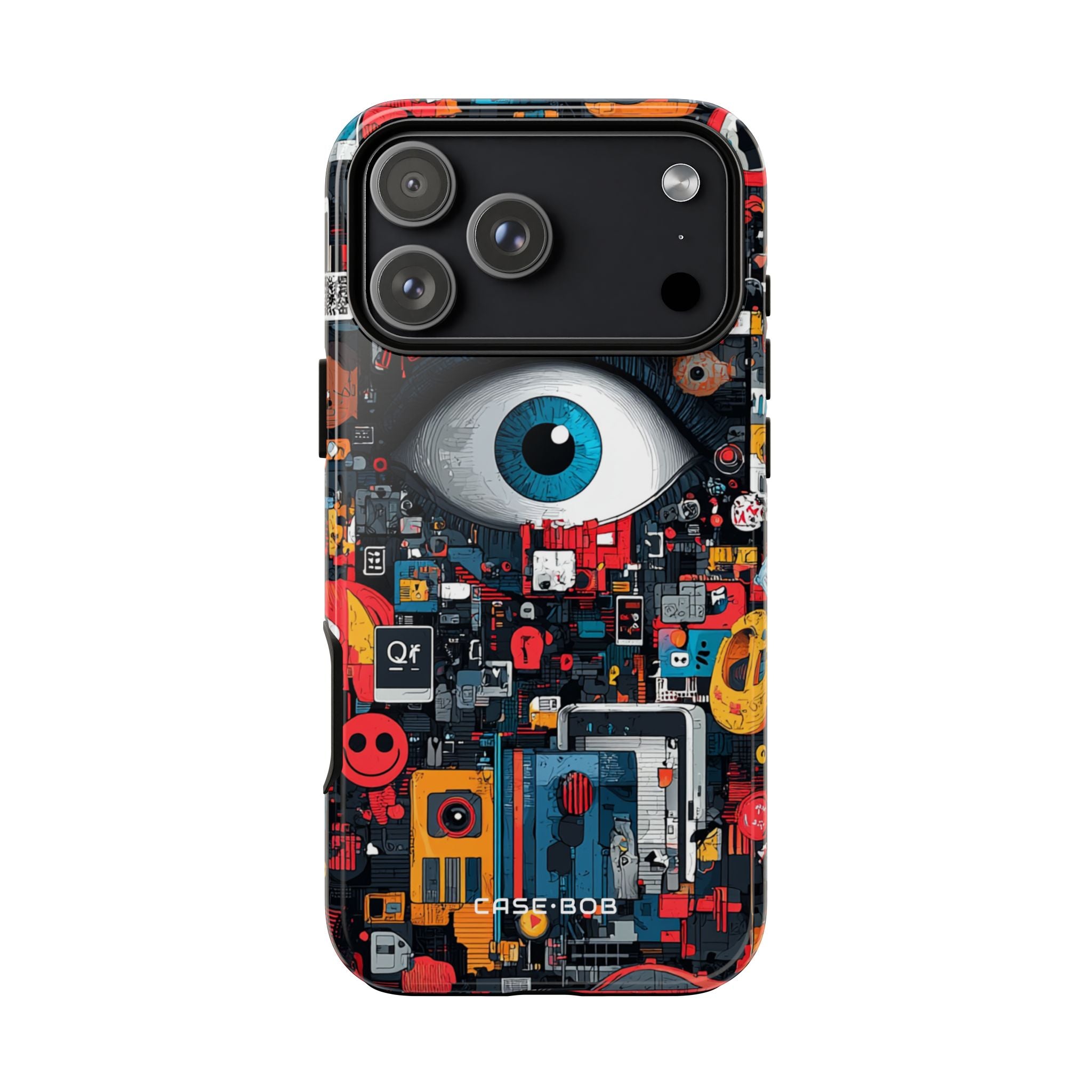 Digital Eye Blue iPhone 17 Pro Max Case - Tough