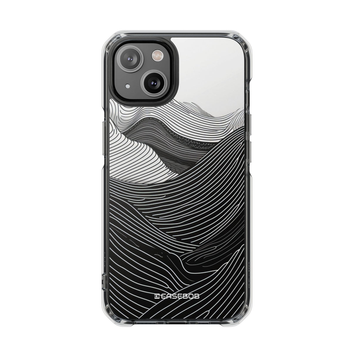 Optical Fluidity - Phone Case for iPhone (Clear Impact - Magnetic)