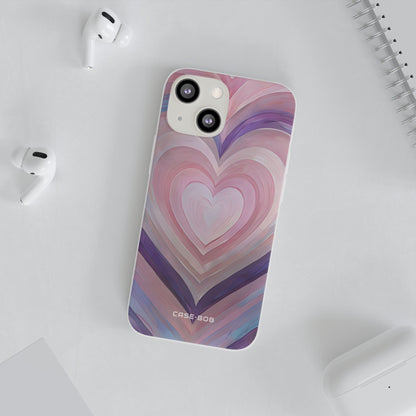 Radiant Heartbrush iPhone 13 mini Case - Soft