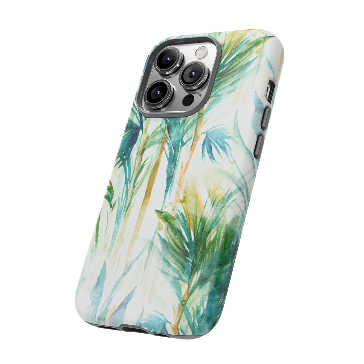 Watercolor Tropical Trees - Protective Phone Case