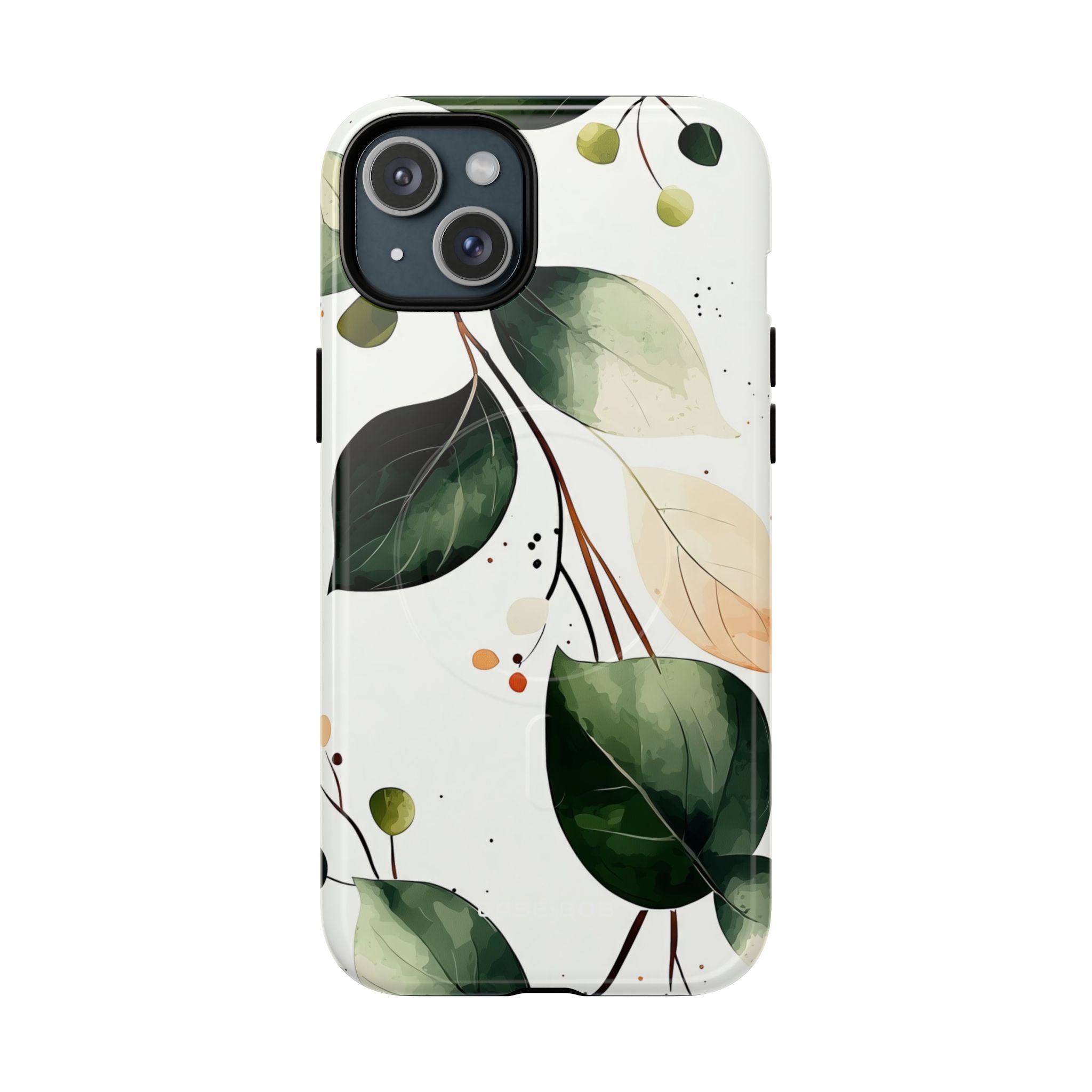 Greenberry Branch iPhone 15 Plus Case - Tough+