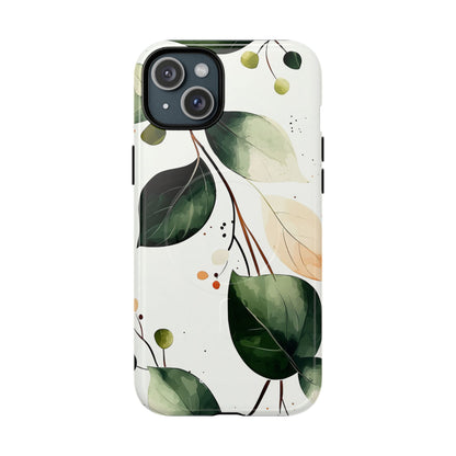 Greenberry Branch iPhone 15 Plus Case - Tough+