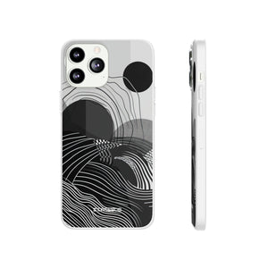 Monochrome Dynamics | Flexible Phone Case for iPhone