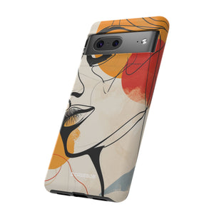 Contemplative Warmth | Protective Phone Case for Google Pixel