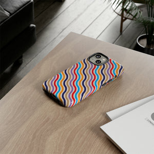 Thin wave Line - Protective Phone Case