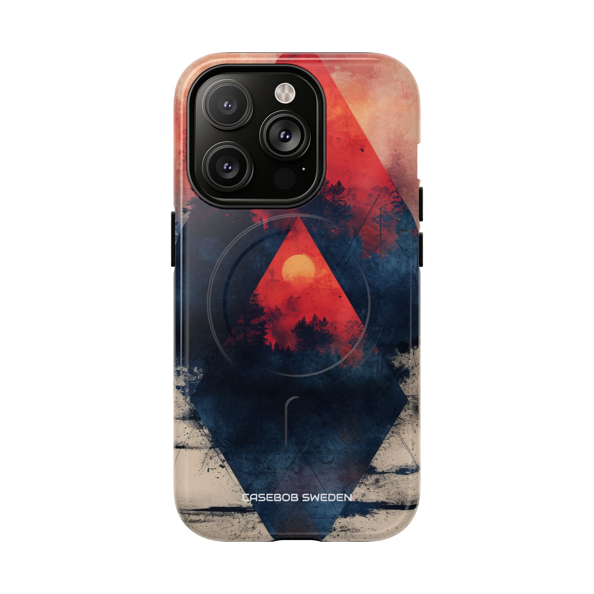 Red Sky Serenity - Tough + MagSafe® iPhone 14 Phone Case