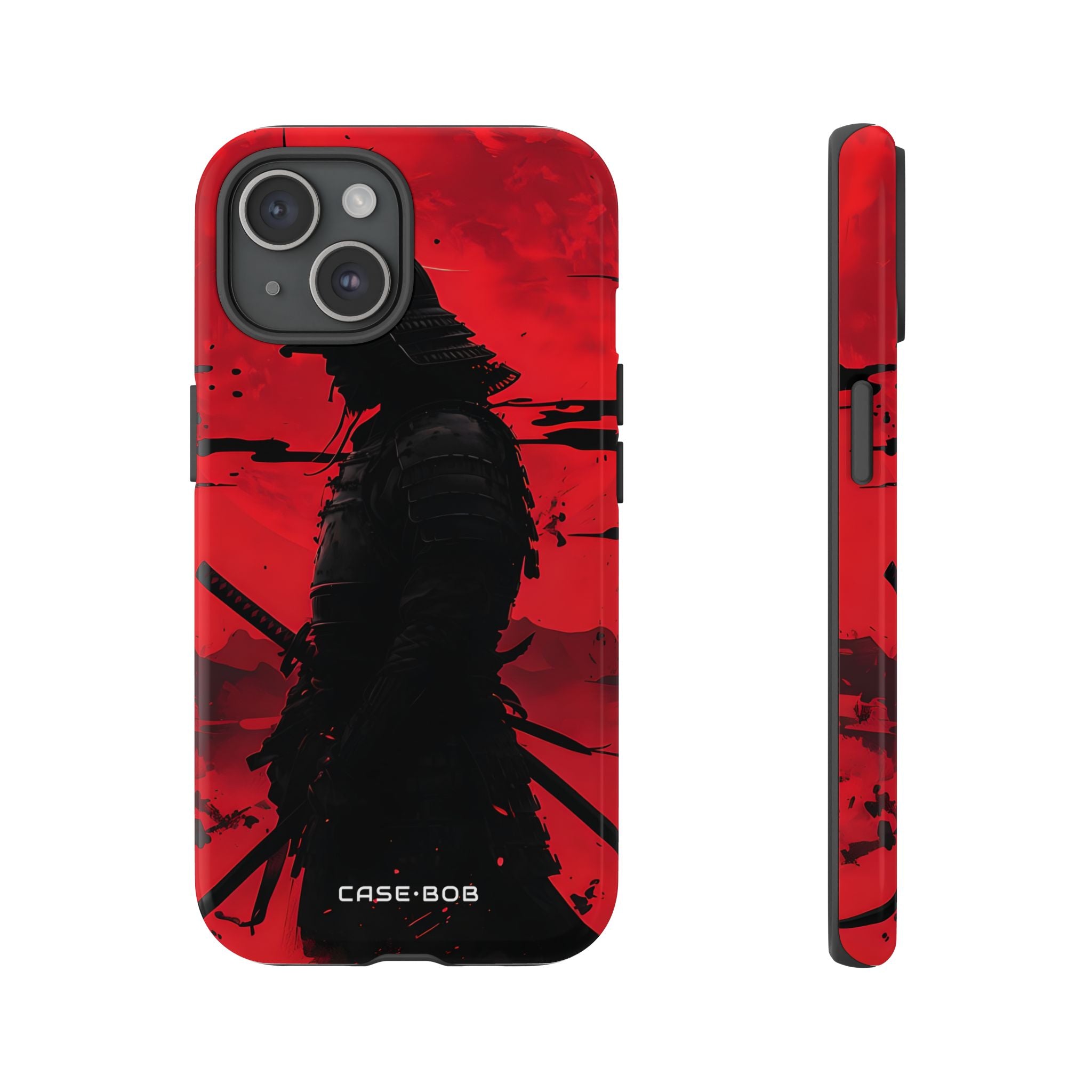 Crimson Samurai iPhone 15 Case - Tough