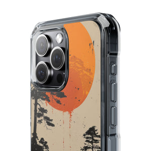 Sunkissed Serenity - Phone Case for iPhone (Clear Impact - Magnetic)