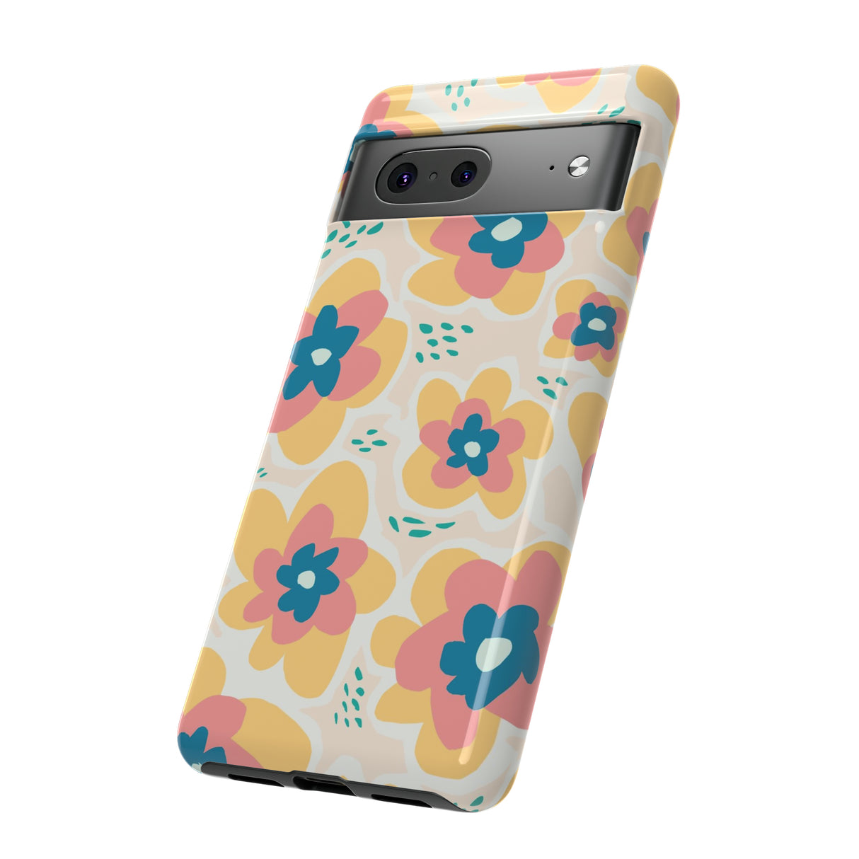 Yellow Happy Flower - Protective Phone Case