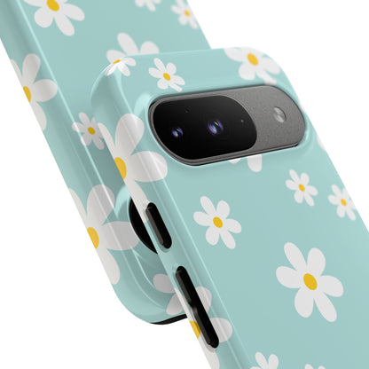 Daisies On Blue - Google Pixel Case