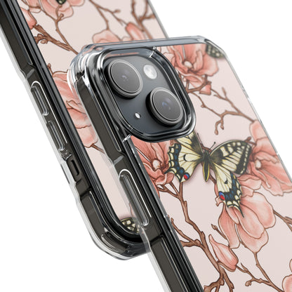 Butterflies and Magnolias Harmony iPhone Case - Impact