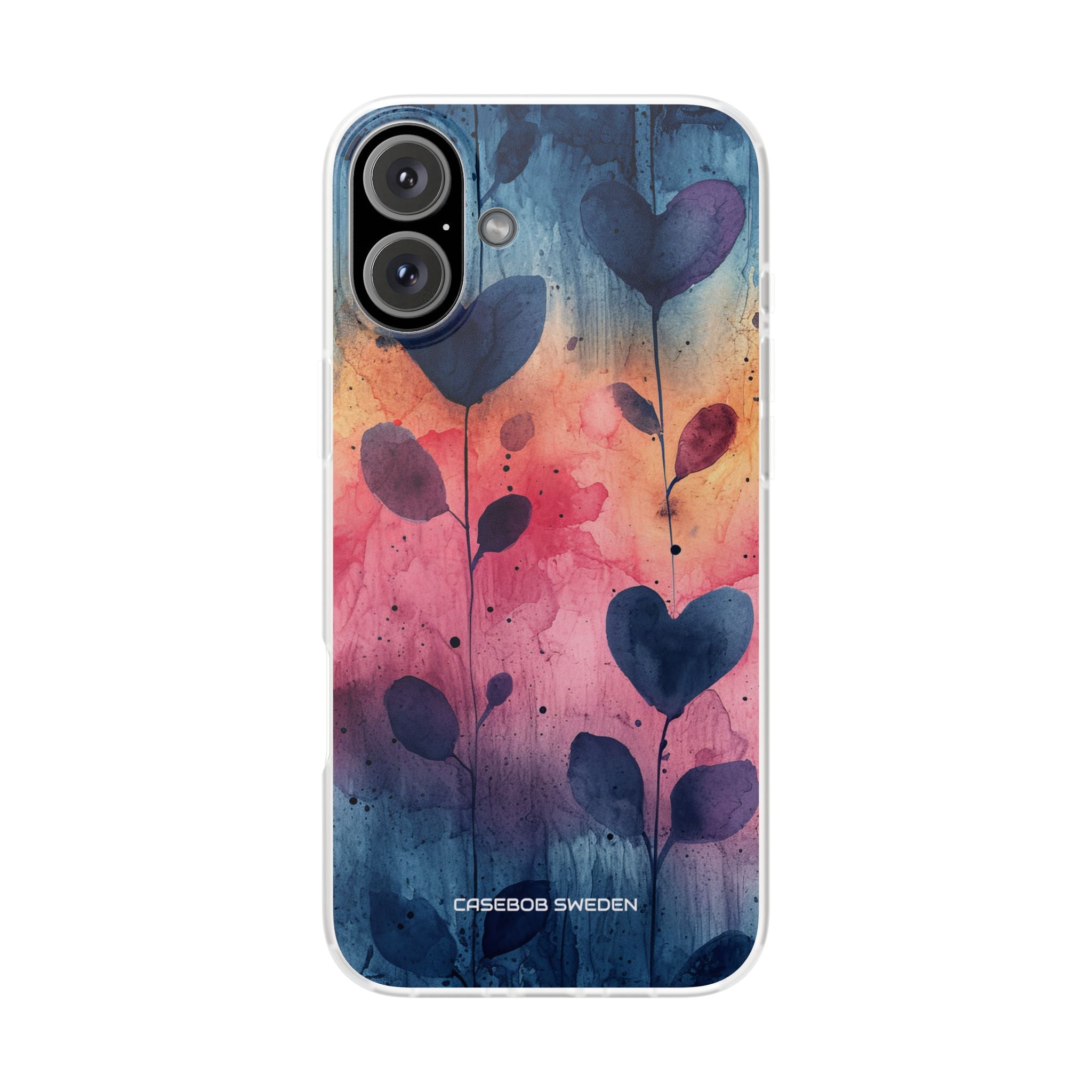 Watercolor Heart Art - Flexi iPhone 16 Phone Case