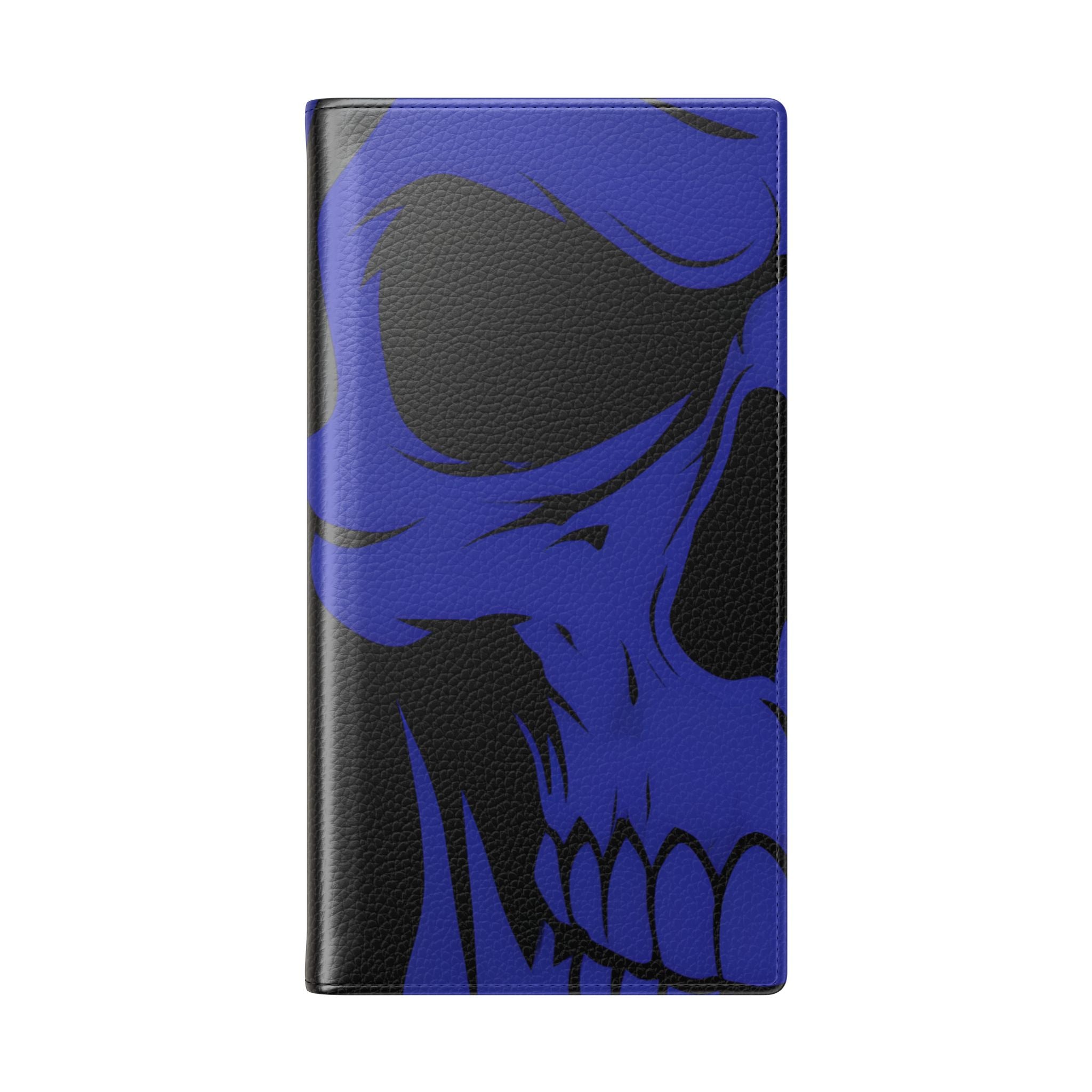 Dual Skulls RedBlue - Samsung S23 Ultra Case - Wallet