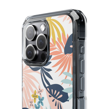 Tropical Foliage Blooms iPhone Case - Impact